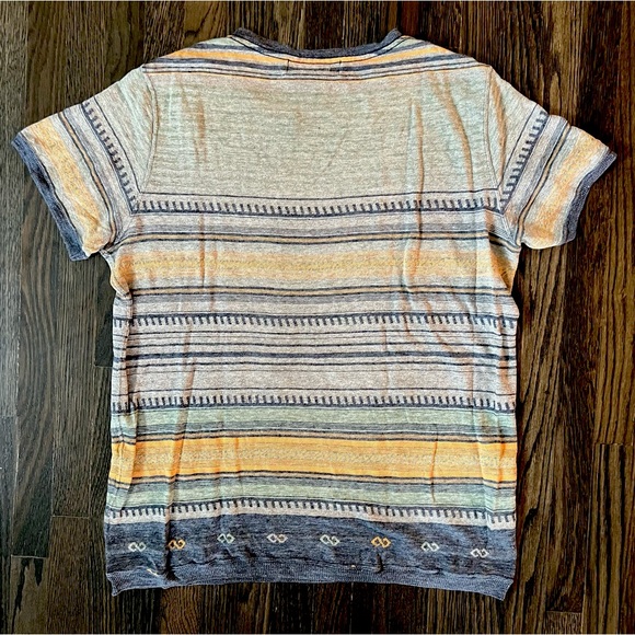 Remi Relief Patterned Linen and Cotton-Blend Knit T-Shirt - Picture 4 of 4